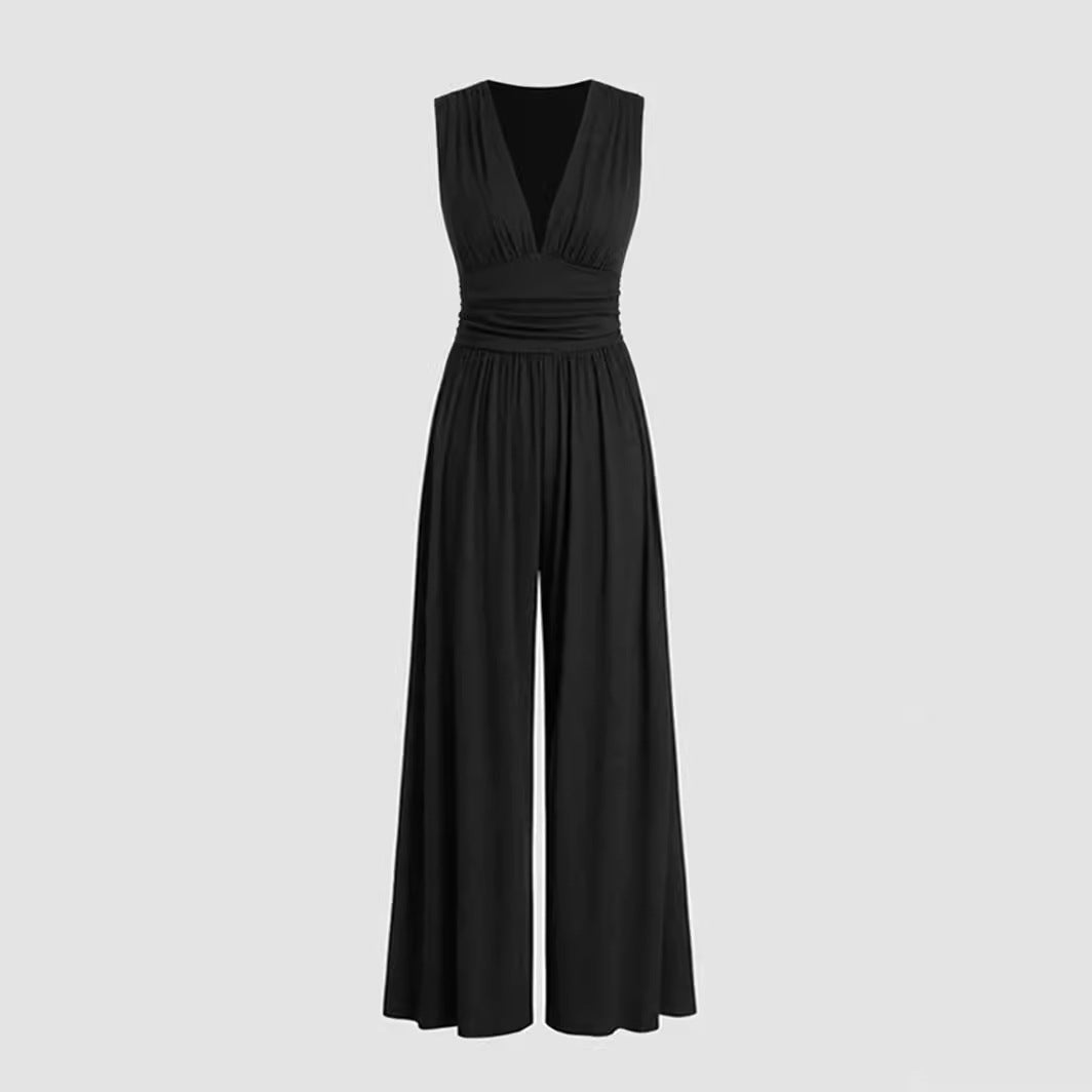 Wide-Leg Women's Jumpsuit – Effortless Chic - Grace Beauty H&C 