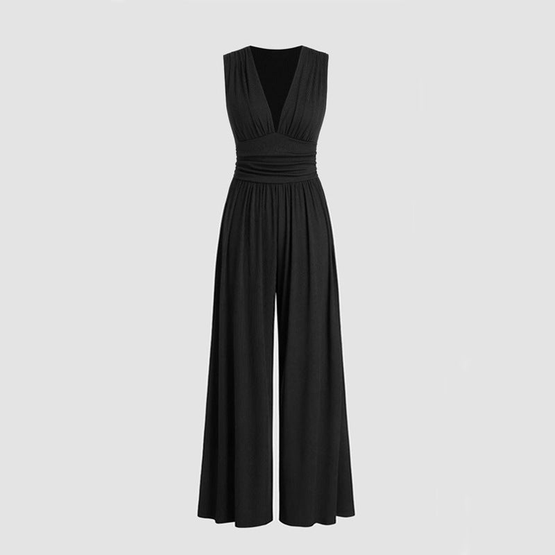 Wide-Leg Women's Jumpsuit – Effortless Chic - Grace Beauty H&C 