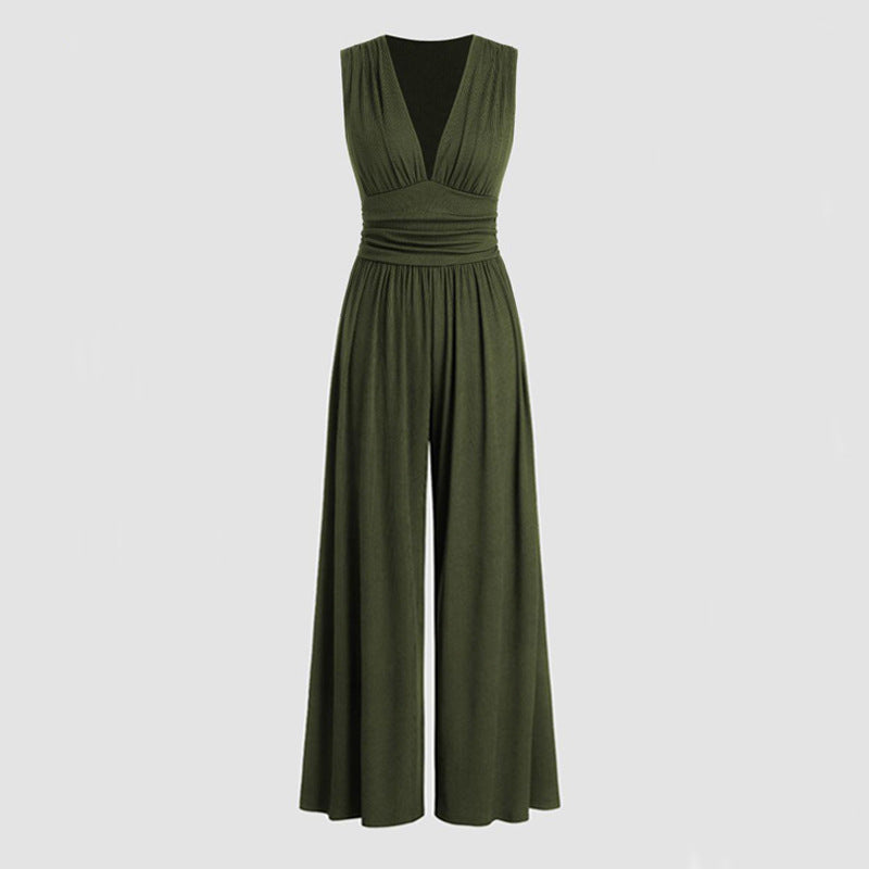 Wide-Leg Women's Jumpsuit – Effortless Chic - Grace Beauty H&C 