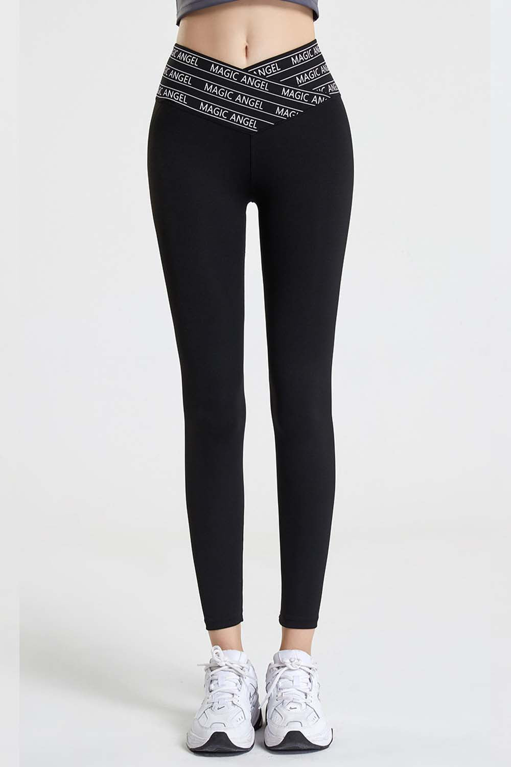 Wide Waistband Sports Pants - Grace Beauty H&C 