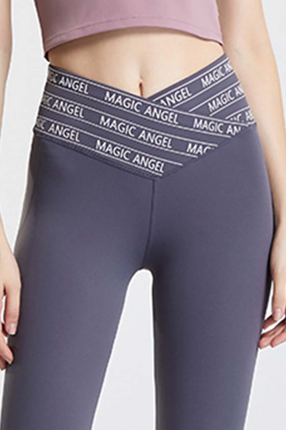 Wide Waistband Sports Pants - Grace Beauty H&C 