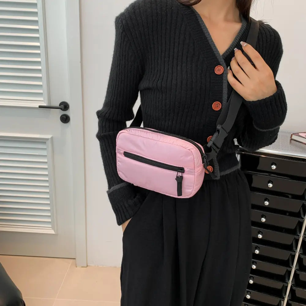 Women's Adjustable Strap Sling Bag – Casual Crossbody Shoulder Purse - Grace Beauty H&C 