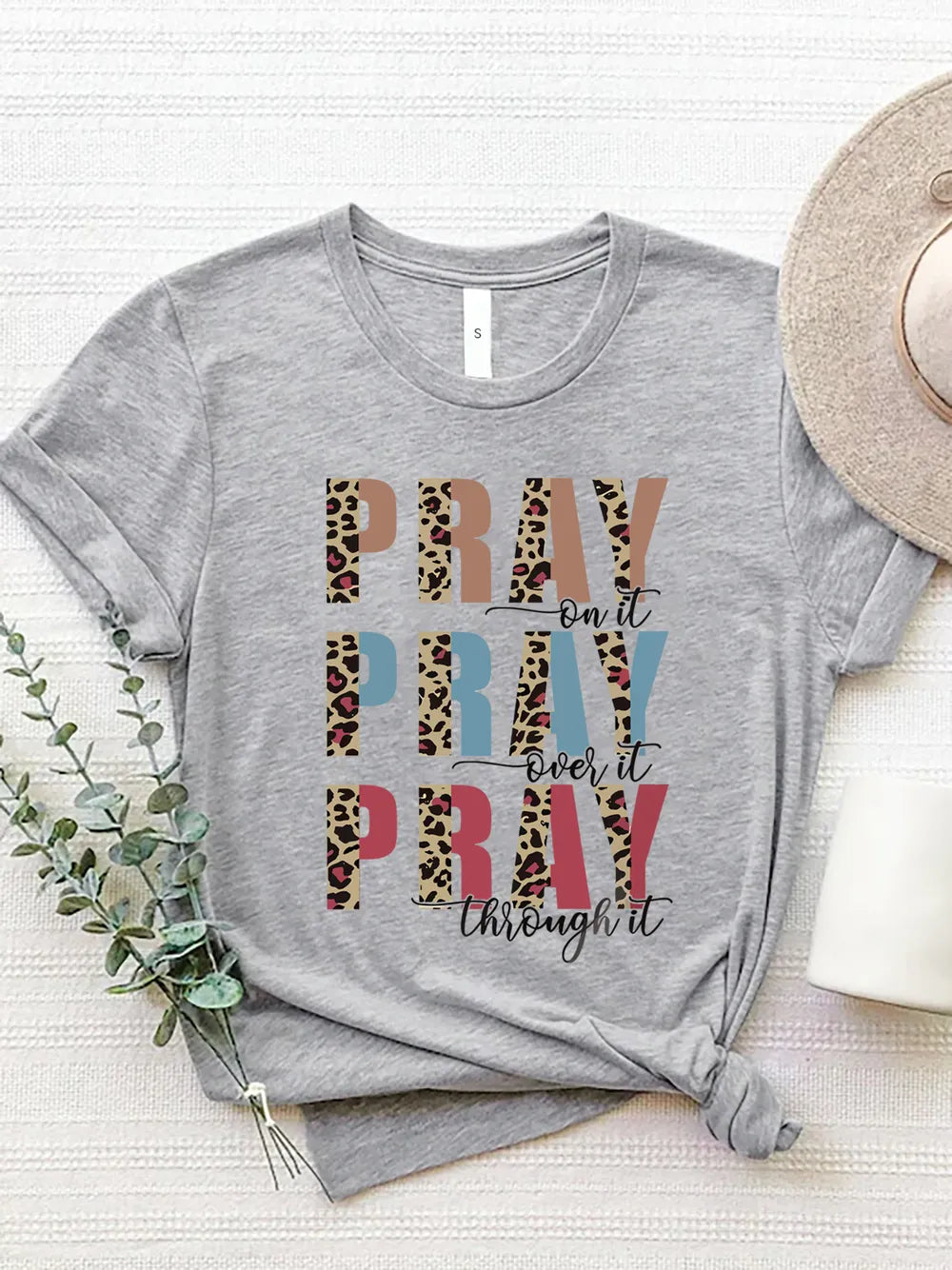 Women's Letter Graphic T-Shirt – Casual Short Sleeve Tee - Grace Beauty H&C 