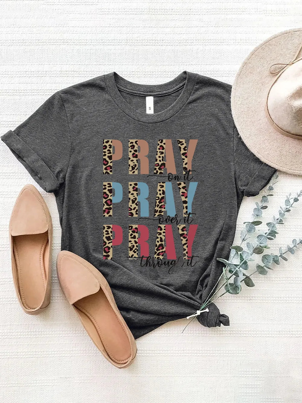 Women's Letter Graphic T-Shirt – Casual Short Sleeve Tee - Grace Beauty H&C 