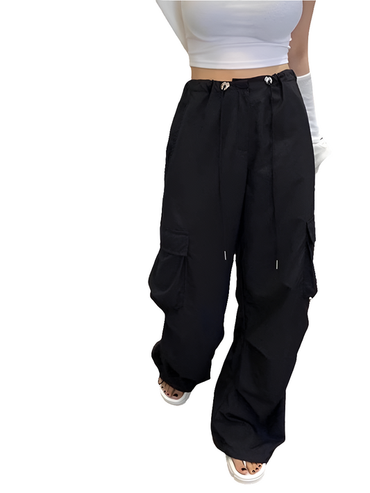 Wide Leg High Waist Workwear Trousers - Grace Beauty H&C 