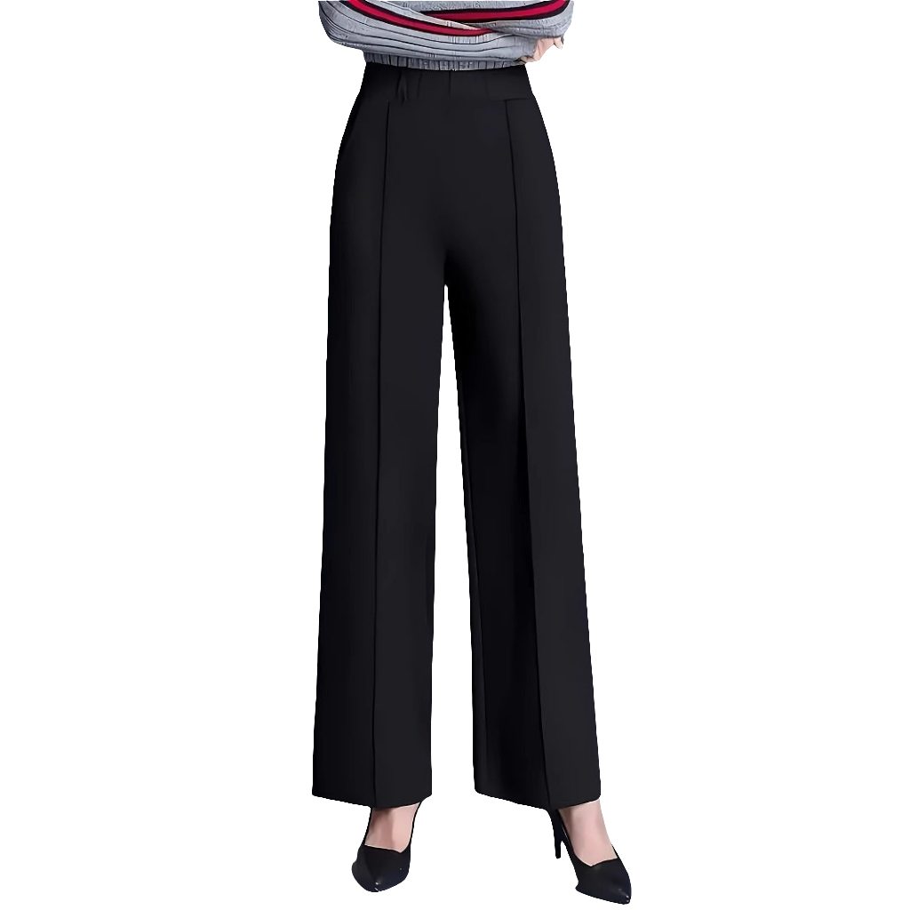 Women's Autumn And Winter Solid Color Wide Leg High Waist Loose And Slimming Casual Pants - Grace Beauty H&C 
