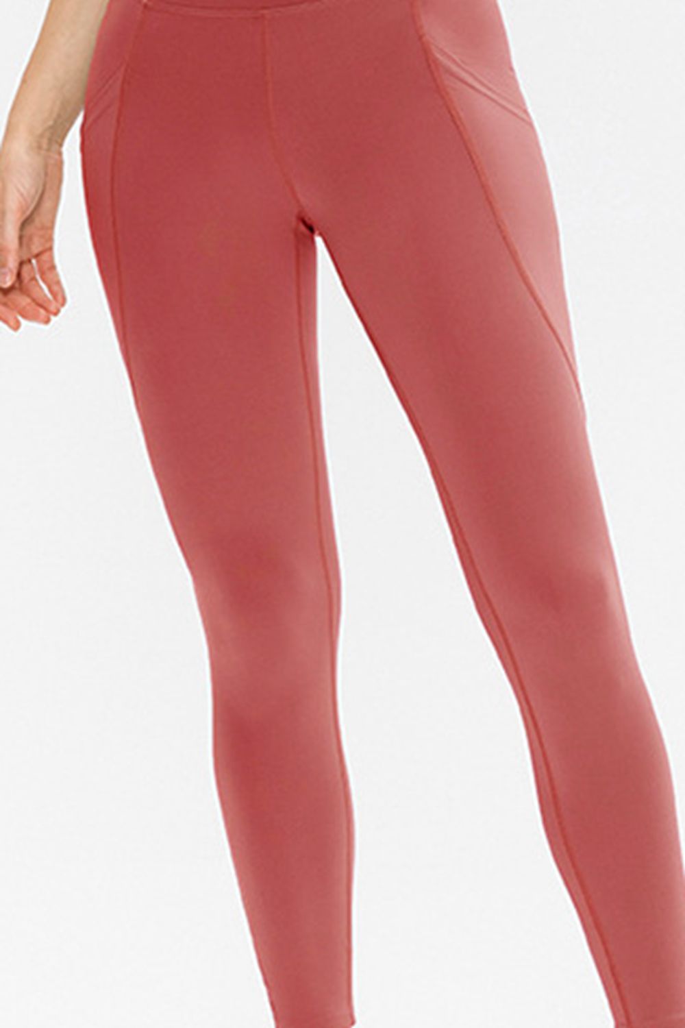Slim Fit Long Active Leggings with Pockets - Grace Beauty H&C 