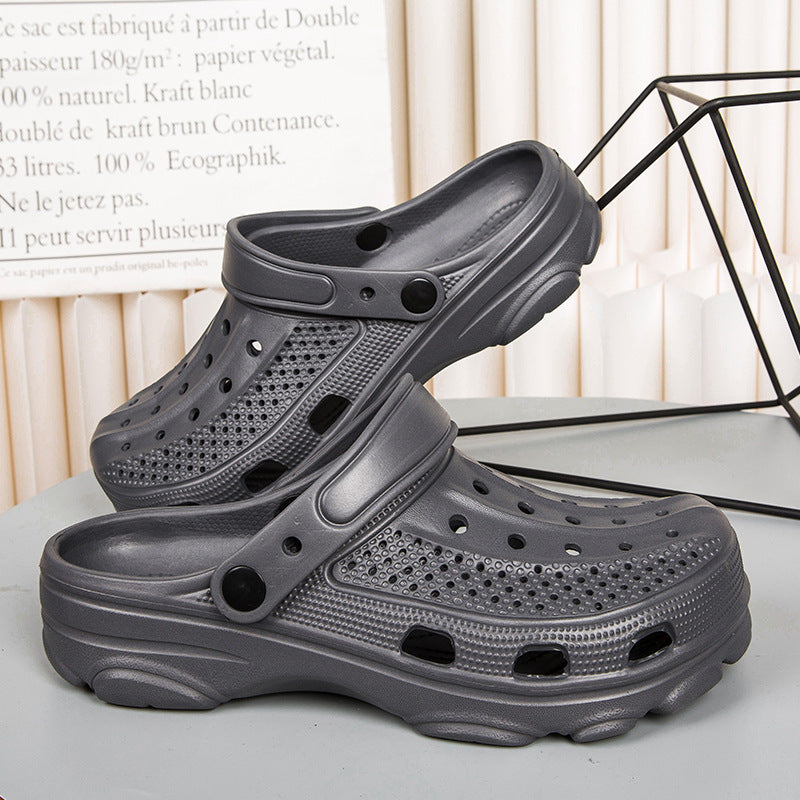 Ladies' cute and anti-slip crocs and ss at home can be worn outside and are versatile - Grace Beauty H&C 
