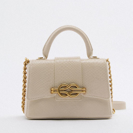 Animal Print Mini Cross Body Carrying Chain Bag - Grace Beauty H&C 