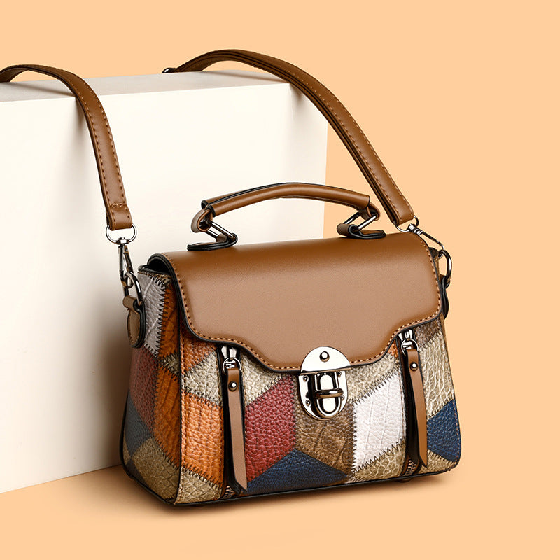 This is a new fashionable and high-end handbag for women with a high-quality texture. It is a versatile single-shoulder, large-capacity crossbody bag and a dual-purpose bag - Grace Beauty H&C 