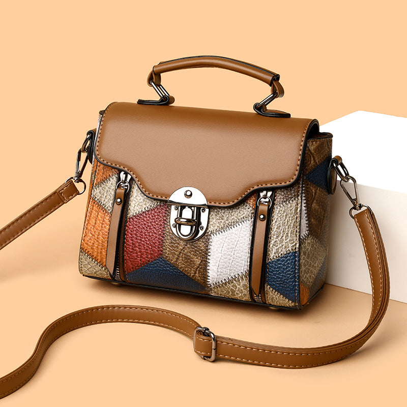 This is a new fashionable and high-end handbag for women with a high-quality texture. It is a versatile single-shoulder, large-capacity crossbody bag and a dual-purpose bag - Grace Beauty H&C 