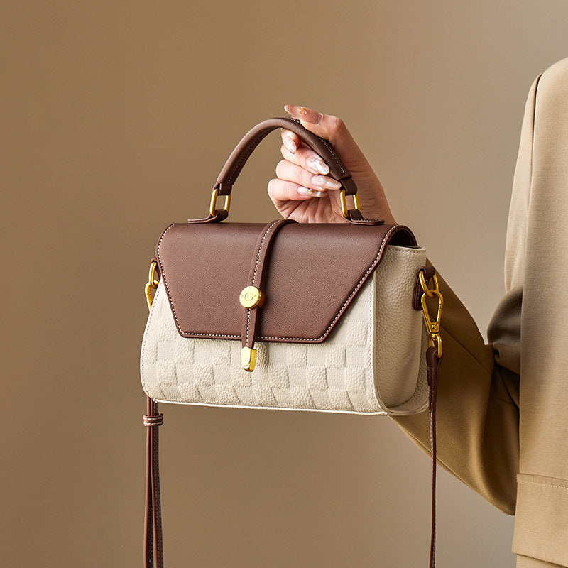 Light Luxury Premium Handbag Genuine Leather Crossbody - Grace Beauty H&C 