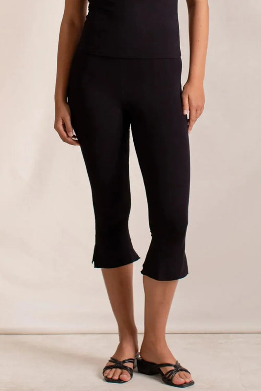Side Slit Capris Leggings - Grace Beauty H&C 