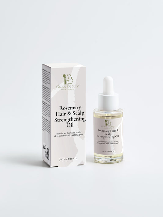 Rosemary Hair & Scalp Strengthening Oil - Grace Beauty H&C 