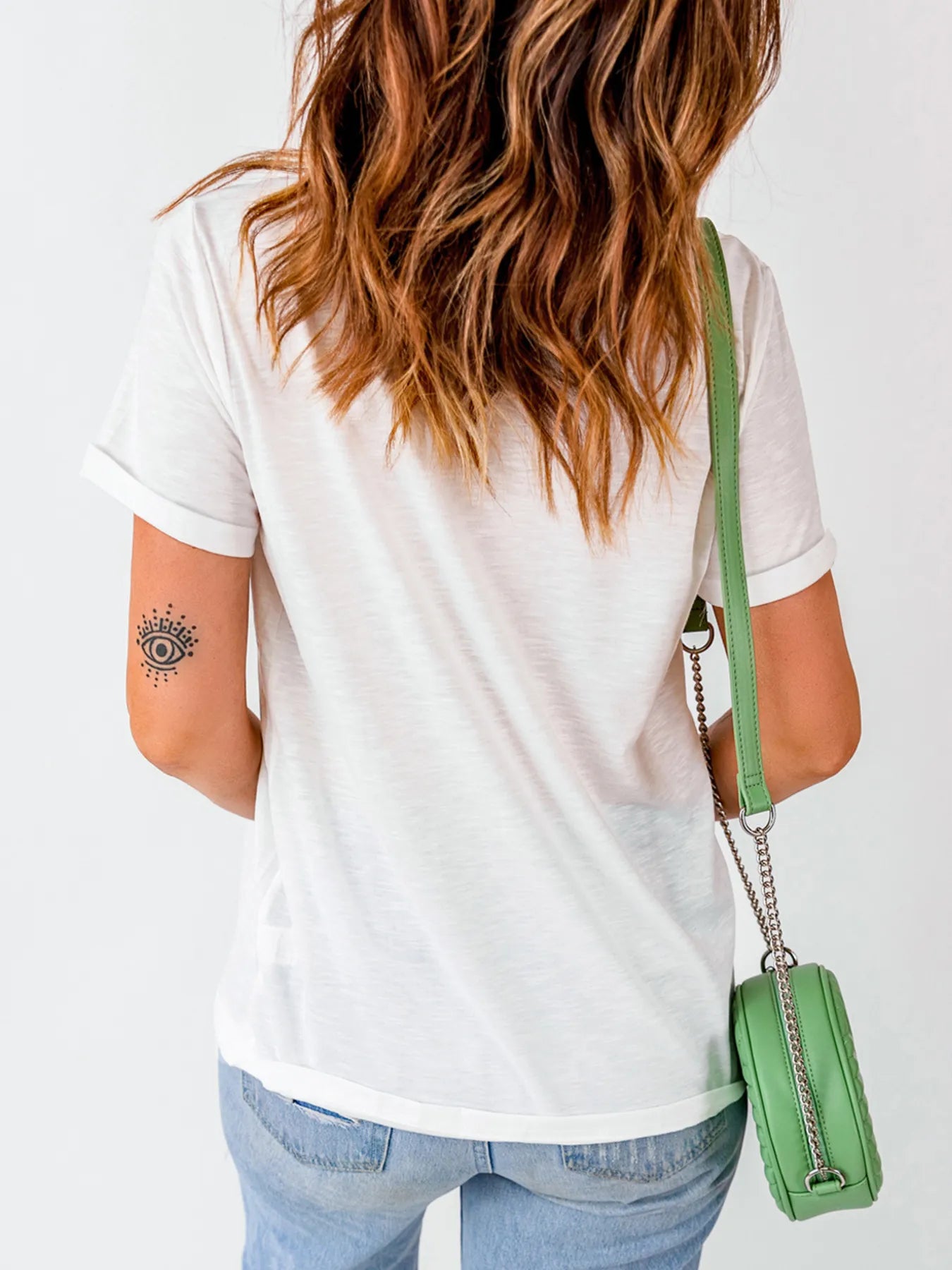 FOREVER CHASING SUNSETS Round Neck T Shirt - Grace Beauty H&C 