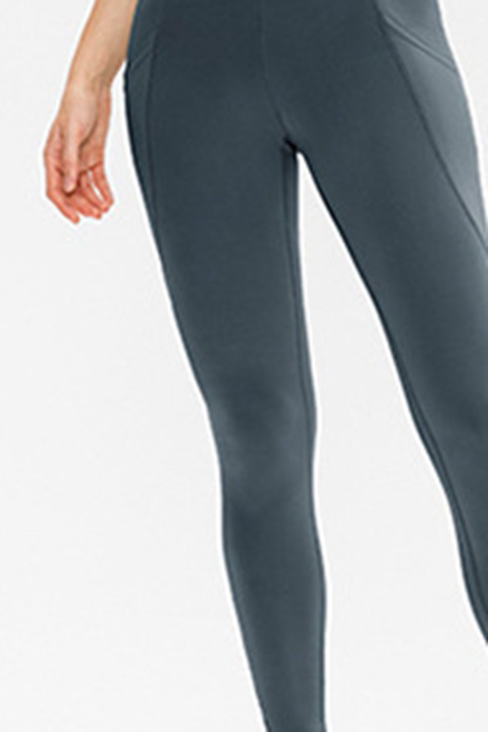 Slim Fit Long Active Leggings with Pockets - Grace Beauty H&C 